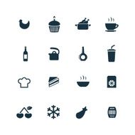 cooking icons set N4