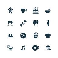 cafe icons set N5