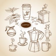 Vintage coffee set