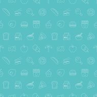 food line icon pattern set N5