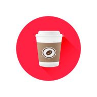 coffee cup vector icon N2