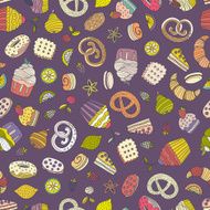 Dessert seamless pattern N5