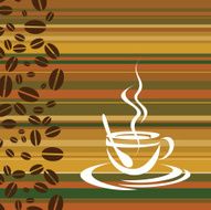 cup of coffee - Illustration