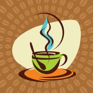 Coffee sign with the title ideal for cafe menu N2
