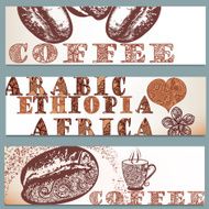 Coffee backgrounds set N2