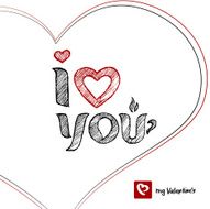 valentine post card