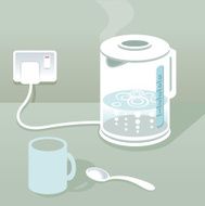 Modern Kettle Boiling