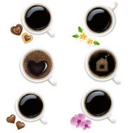 Collection Of Cups From Coffee