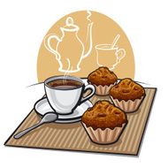 muffins and coffee