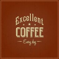 Vintage Card with coffee N10