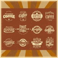 Vintage Coffee Labels N12