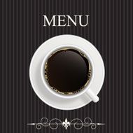 Menu for restaurant cafe bar coffeehouse N9