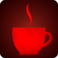 illustration with coffee cup
