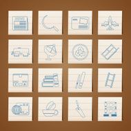 Business and industry icons N2