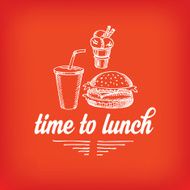 Lunch menu restaurant design N5