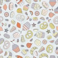 Dessert seamless pattern N6