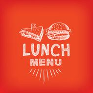 Lunch menu restaurant design N7