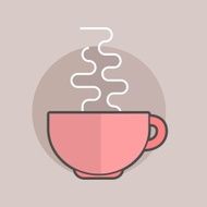 coffee cup isolated on a background