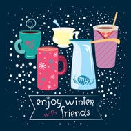 Enjoy winter with friends