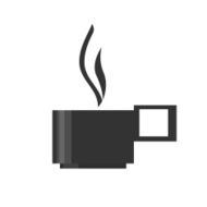 The cup with a hot drink vector illustration