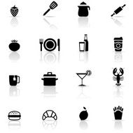 Icon Set Food and Kitchen