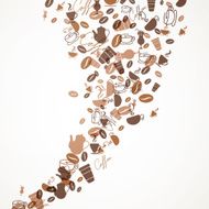 vector coffee background N18
