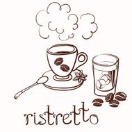cup of coffee ristretto N3