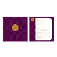 Restaurant menu design template N3