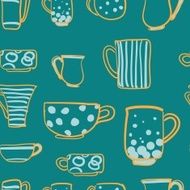 Set cups vector N3