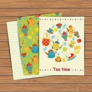 Tea time card set N2