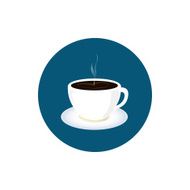 Cup of tea icon cup coffee vector illustration