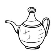 Teapot sketch vector illustration N7