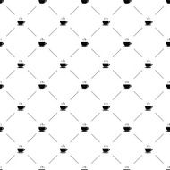 Vector seamless pattern tea cup N3