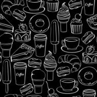 Vintage bakery background N2