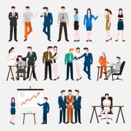 Vector set people business N2