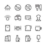 Restaurant icons N10