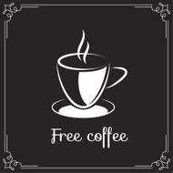 Coffee design with old vintage frame N3