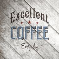 Vintage retro coffee vector labels on the old wood texture N11