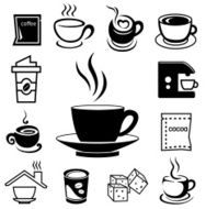 coffee icon set 02