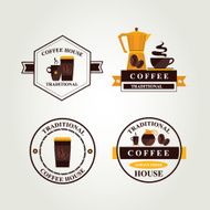 Coffee badge label icon menu N2