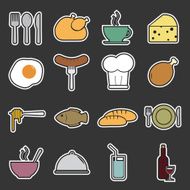 Food Icons set N16