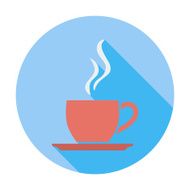 Cafe flat single icon N5