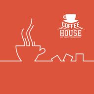 Stylized Drawing Of A Coffee Cup N8
