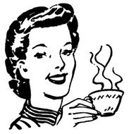 Smiling Woman Holding Cup