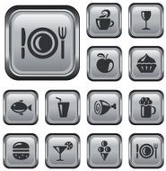 Food and drink buttons N2