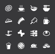 Food and Drink Icons 2 - White Series