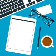 Flat Office Desk N17