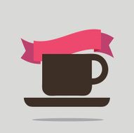 Coffee Cup with Banner N2