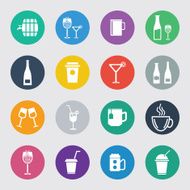 Beverages icons set N11