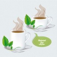 cups of steaming tea